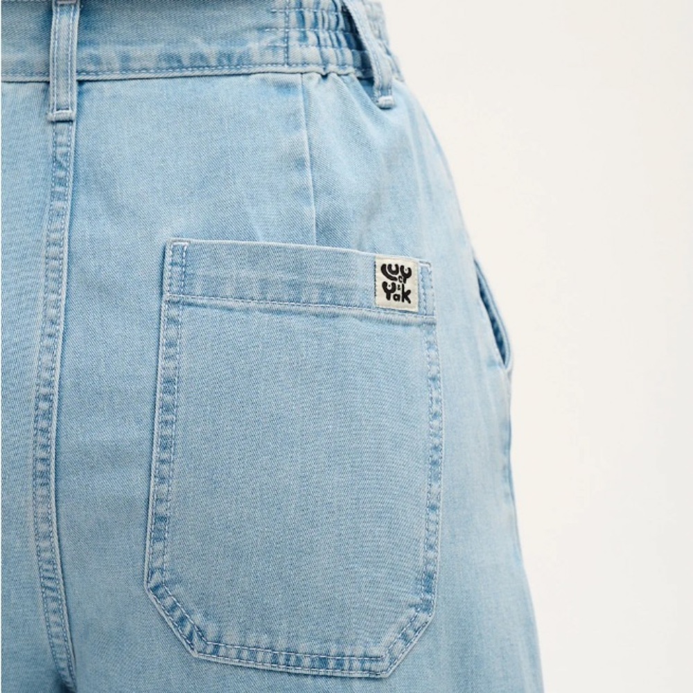Lucy & Yak Cole Baggy High Waist Wide Leg Jeans - Picture 2 of 12